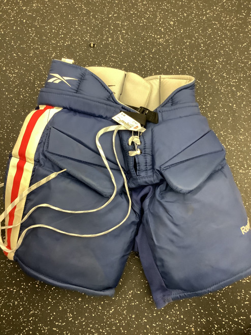 Vist Large View of Product Image Which is Used Reebok HPG Inter Goalie Pant Navy Blue LG
