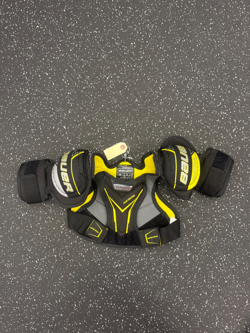 Vist Large View of Product Image Which is Used Bauer SUPREME MATRIX Youth Shoulder Pads LG