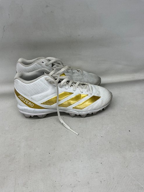 Vist Large View of Product Image Which is Used Adidas ADIZERO FB CLEATS Jr FB Cleats White Junior 04