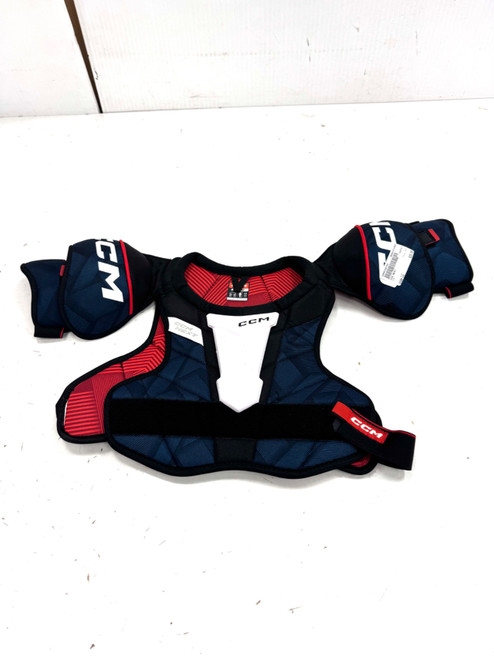 Vist Large View of Product Image Which is Used CCM NEXT Junior Shoulder Pads LG