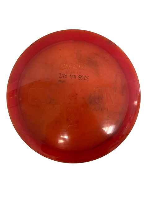 Vist Large View of Product Image Which is Used Clash Discs Steady Cinnamon 174g Disc Golf Driver Red 