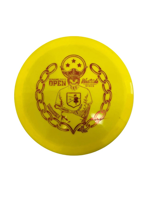 Vist Large View of Product Image Which is Used Westside Tournament-X Underworld 173g Disc Golf Driver Yellow 