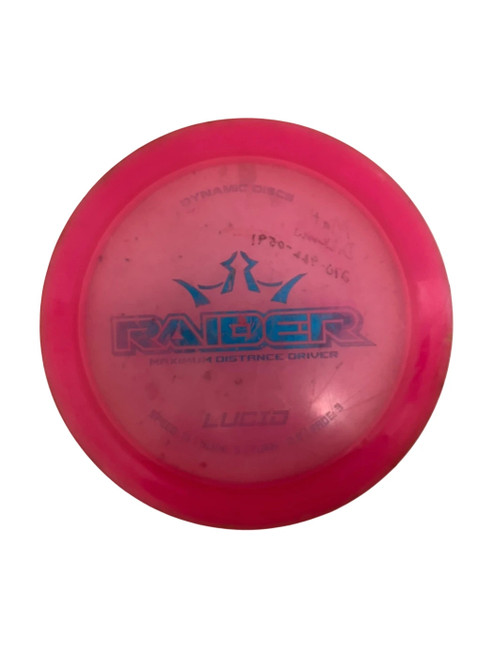 Vist Large View of Product Image Which is Used Dynamic Discs Lucid Raider 174g Disc Golf Driver Pink 