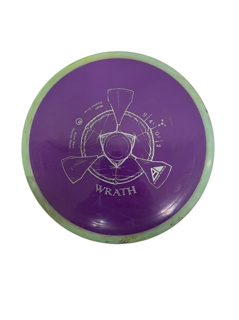 Vist Large View of Product Image Which is Used Axiom Neutron Wrath 170g Disc Golf Driver Purple 