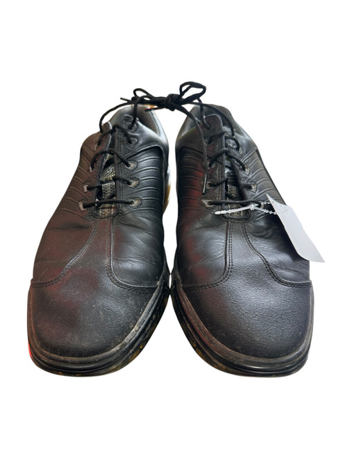 Vist Large View of Product Image Which is Used Foot Joy Mens Golf Shoes Black Senior 10.5