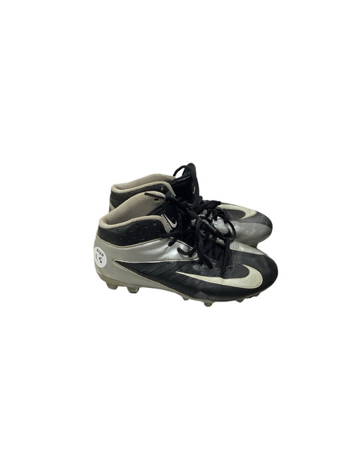 Vist Large View of Product Image Which is Used Nike BB CLEAT BLACK/SILVER BB/SB Cleats Black Junior 01.5