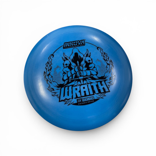 Vist Large View of Product Image Which is Used Innova WRAITH Disc Golf Driver Royal Blue