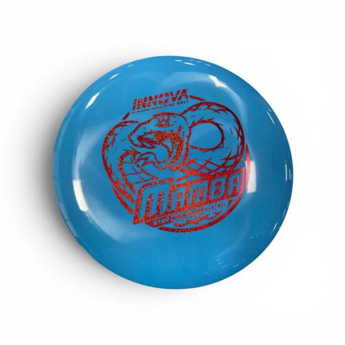 Vist Large View of Product Image Which is Used Innova MAMBA Disc Golf Driver Royal Blue