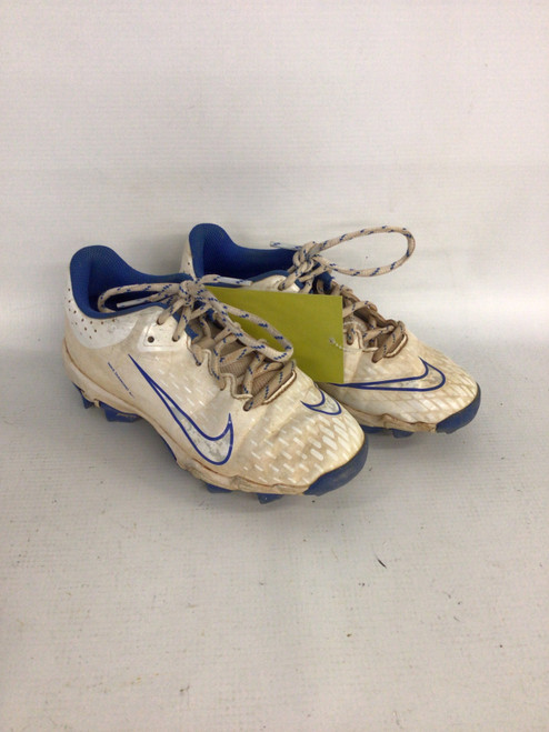 Vist Large View of Product Image Which is Used Nike NIKE FASTFLEX DIAMOND BB/SB Cleats White Junior 01.5