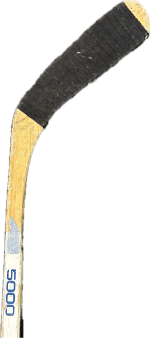 Vist Large View of Product Image Which is Used Sher-wood 5000 Hockey Sticks Yt White