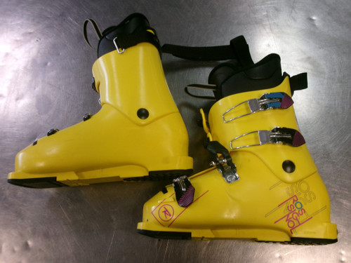 Vist Large View of Product Image Which is Used Rossignol SKI BOOT Mens DH Ski Boot Yellow 265 MP - M08.5 - W09.5