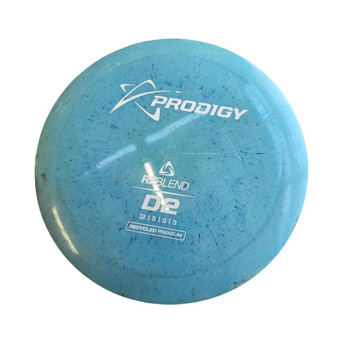 Vist Large View of Product Image Which is Used Prodigy Disc D2 REBLEND DRIVER DISC Disc Golf Driver Carolina Blue