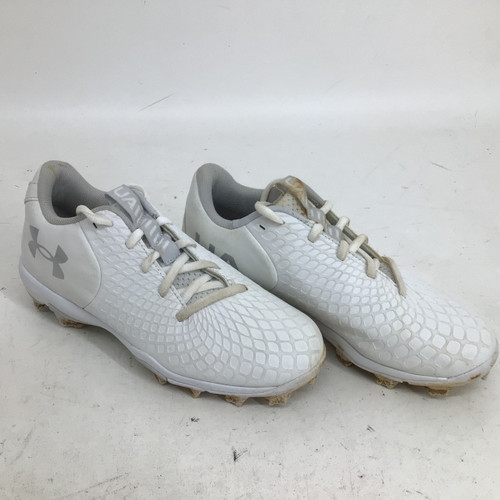 Vist Large View of Product Image Which is Used Under Armour GLYDE 2 SR 6 BB/SB CLEATS BB/SB Cleats White Senior 6