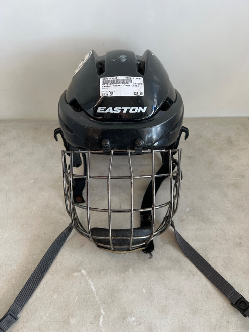 Vist Large View of Product Image Which is Used Easton Helmet Cage Combo Black SM