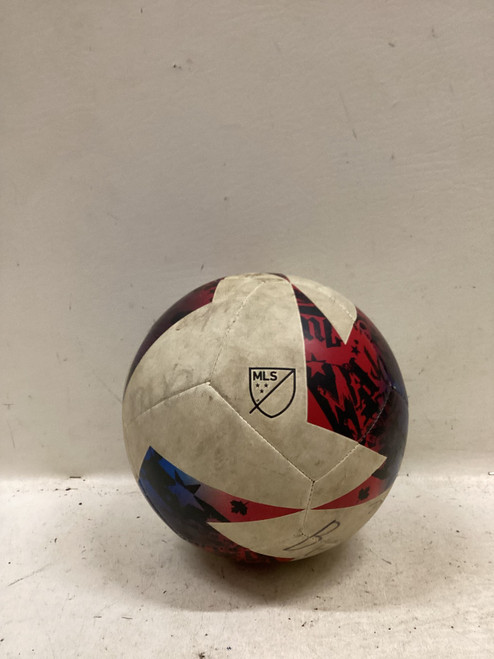 Vist Large View of Product Image Which is Used Adidas MLS TRAINING MATCH REPLICA All Size Soccer Ball White/Royal/Red 4