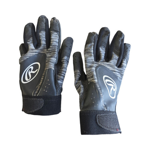 Vist Large View of Product Image Which is Used Rawlings TEEBALL BATTING GLOVES BB/SB Batting Gloves Black XS
