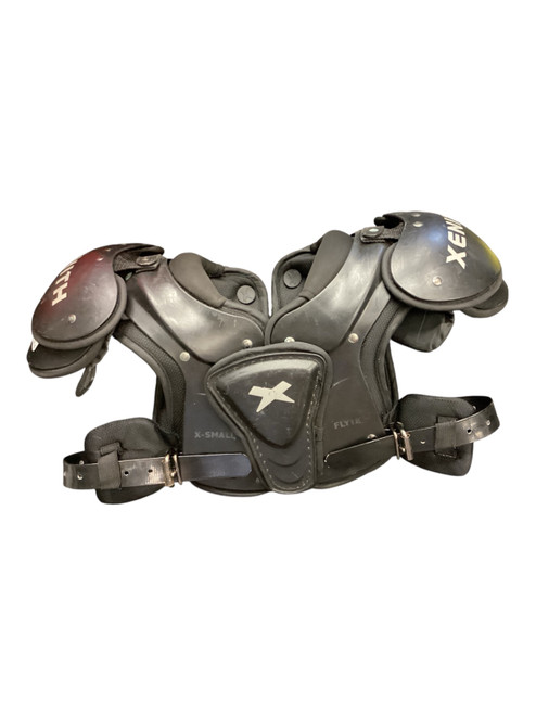 Vist Large View of Product Image Which is Used Xenith FLYTE FB Shoulder Pads Black XS