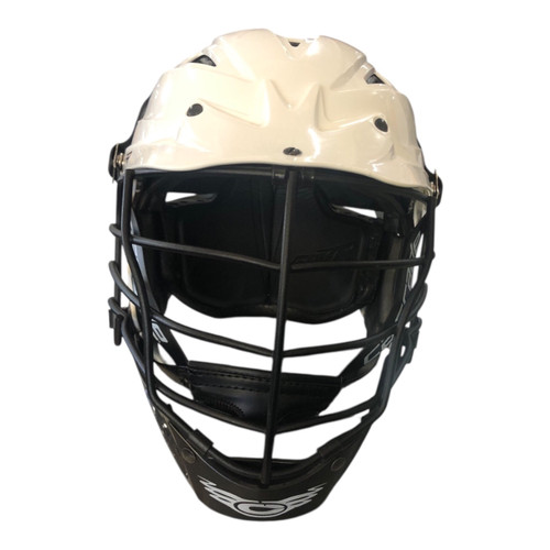 Vist Large View of Product Image Which is Used Cascade CPV-R Lacrosse Helmet White M/L