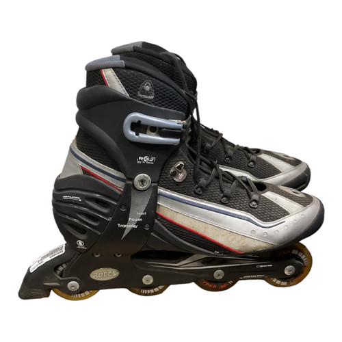 Vist Large View of Product Image Which is Used Roces BIOME Senior Rec Fitness Skates Black Senior 16