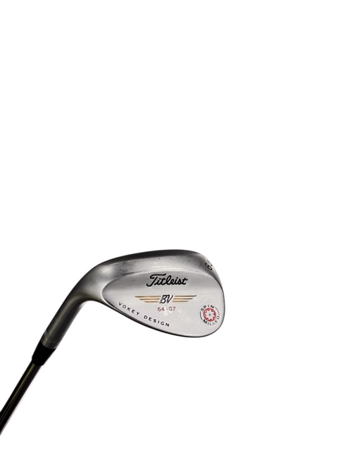 Vist Large View of Product Image Which is Used Titleist VOKEY BV 64.07 SPIN MILLED Golf Wedge Mens LH 64 Degree