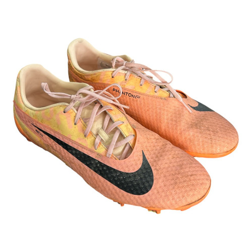 Vist Large View of Product Image Which is Used Nike Soccer Cleats Orange Senior 9
