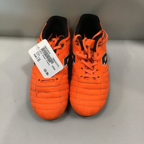 Vist Large View of Product Image Which is Used Lotto Soccer Cleats Orange Junior 03