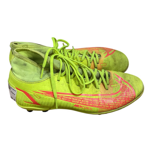 Vist Large View of Product Image Which is Used Nike Soccer Cleats Yellow Senior 6.5