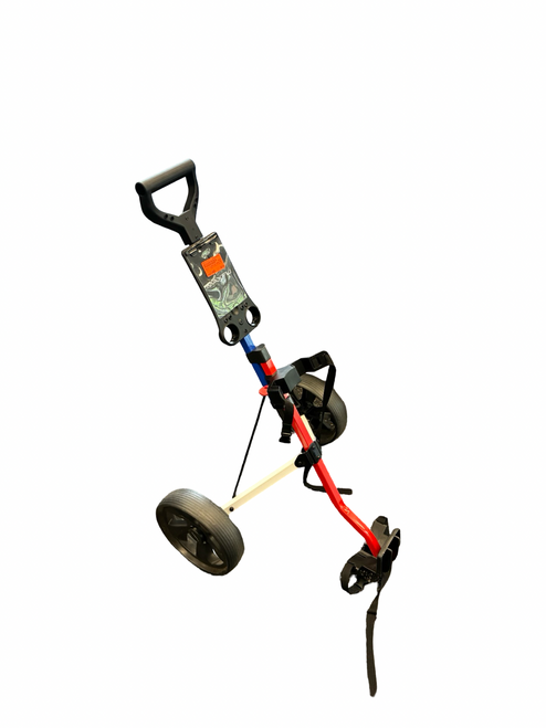 Vist Large View of Product Image Which is Used Maxfli 3 WHEELED PUSH CART Golf Cart 3 Wheel