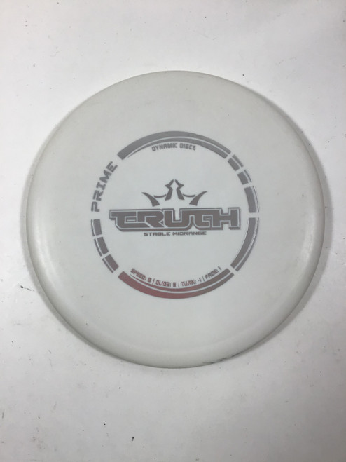Vist Large View of Product Image Which is Used Dynamic Discs PRIME TRUTH Disc Golf Mid Range White 178g