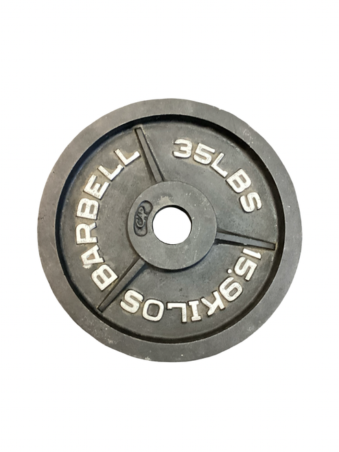 Vist Large View of Product Image Which is Used Olympic Plate (Each) 35 lb