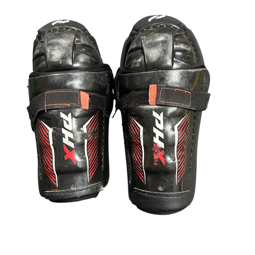 Vist Large View of Product Image Which is Used Phx Youth Shin Guards None 8"