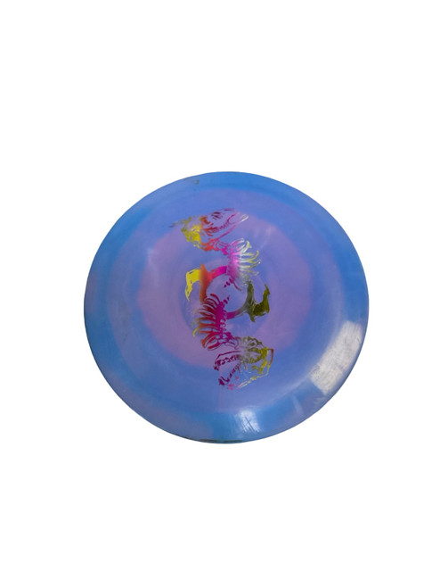 Vist Large View of Product Image Which is Used Infinite Discs S BLEND SLAB Disc Golf Driver Purple 177g