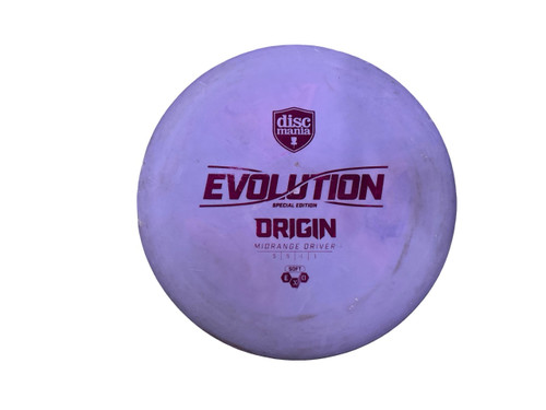 Vist Large View of Product Image Which is Used Discmania SOFT EXO ORIGIN EVOLUTION Disc Golf Mid Range Purple 173g