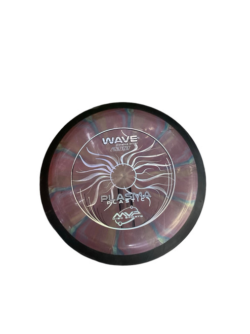 Vist Large View of Product Image Which is Used MVP PLASMA WAVE Disc Golf Driver Purple 172g