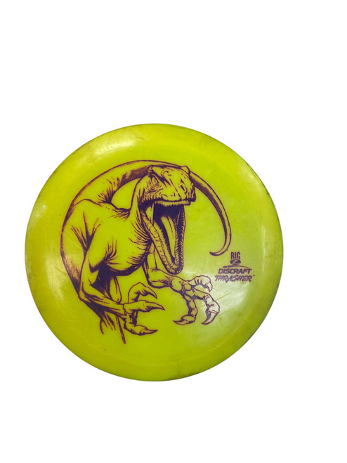 Vist Large View of Product Image Which is Used Discraft BIG Z THRASHER Disc Golf Driver Yellow 173g