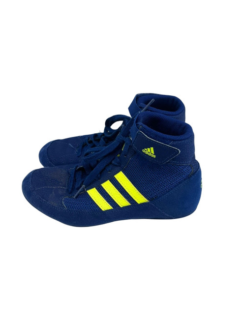 Vist Large View of Product Image Which is Used Adidas HVC Jr 3 Wrestling Shoes Royal Blue 