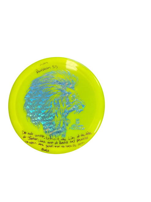 Vist Large View of Product Image Which is Used Discraft BIG Z PREDATOR Disc Golf Driver Optic Yellow 177g