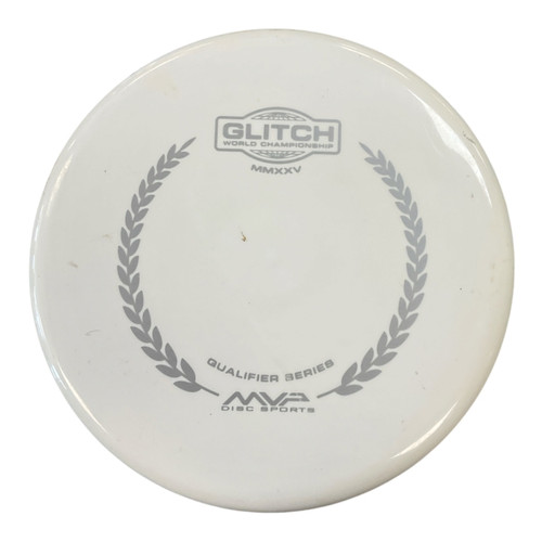 Vist Large View of Product Image Which is Used MVP NEUTRON SOFT GLITCH Disc Golf Putter White 153g
