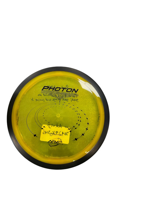 Vist Large View of Product Image Which is Used MVP PROTON PHOTON Disc Golf Driver Yellow 175g