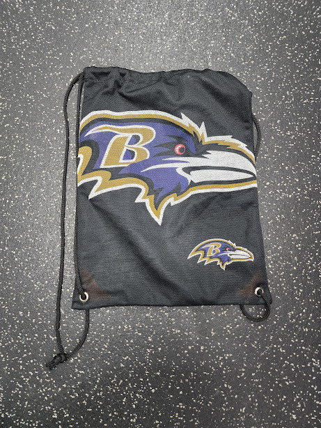 Vist Large View of Product Image Which is Used Ravens Drawstring Bag 