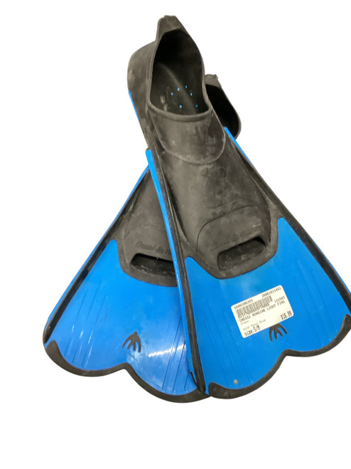 Vist Large View of Product Image Which is Used Cressi Underwater Fins Royal Blue S/M
