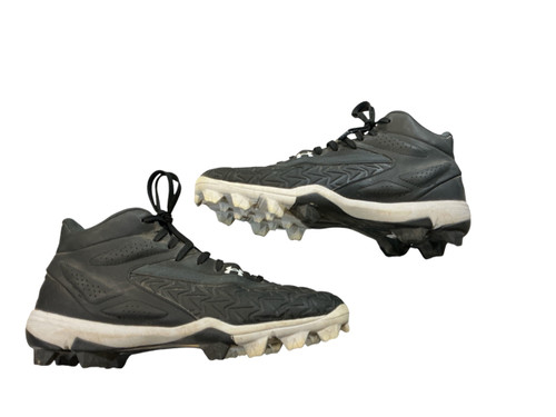 Vist Large View of Product Image Which is Used Under Armour BSBL BB/SB Cleats Black Senior 7