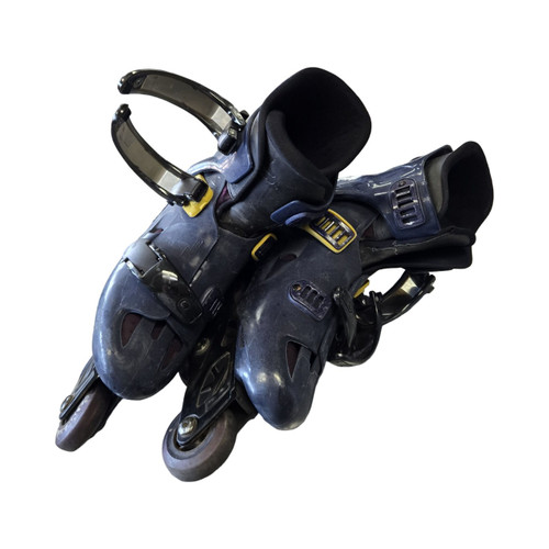 Vist Large View of Product Image Which is Used Rollerblade INLINE SKATES SZ27.5 Senior Rec Fitness Skates Navy Blue Senior 9.5