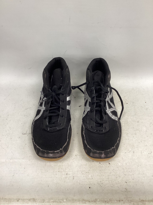 Vist Large View of Product Image Which is Used Asics Wrestling Shoes Black Senior 9.5