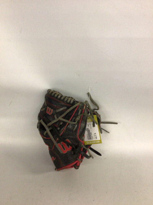 Vist Large View of Product Image Which is Used Wilson A1000 BB/SB Glove RH Throw Black 11"