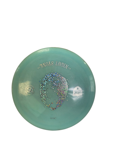 Vist Large View of Product Image Which is Used Discmania NEO FD NIGHT STONE Disc Golf Driver Carolina Blue 173g