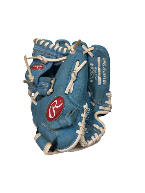 Vist Large View of Product Image Which is Used Rawlings HIGHLIGHT BB/SB Glove RH Throw Royal Blue 10 1/2"