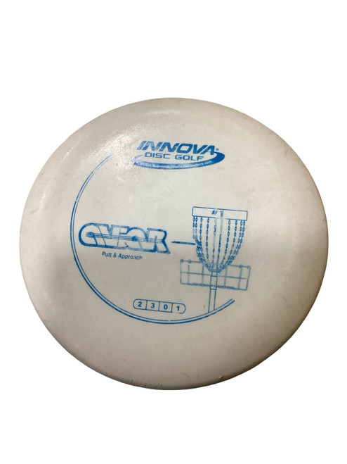 Vist Large View of Product Image Which is Used Innova DX AVIAR Disc Golf Putter White