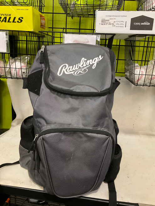 Vist Large View of Product Image Which is Used Rawlings BACKPACK BB/SB Player Backpack Grey