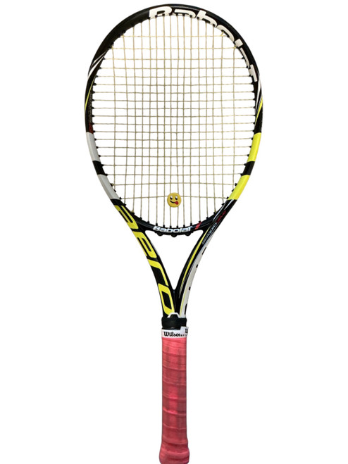 Vist Large View of Product Image Which is Used Babolat AERO PRO DRIVE Adult Tennis Racquet None 4 1/4"